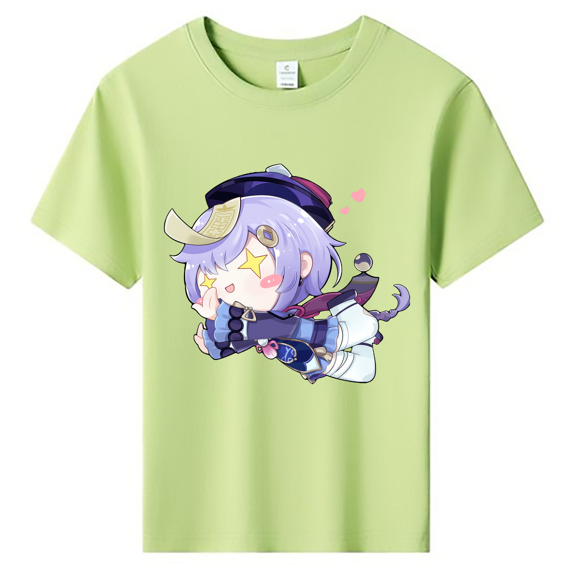 げんし神 七七 なな  genshin Nana 綿100％キッズTシャツ（フロントプリント）